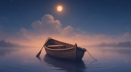 La séparation, une barque s'éloigne